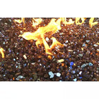 Element Fire Glass Copper Reflective Fire Glass 10 Lb., 1/4 In. Copper Reflective Fire Glass, Mirrored Copper Fire Glass